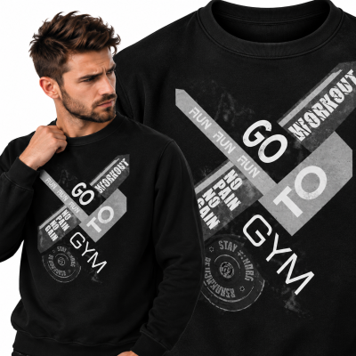 BLUZA NA SIŁOWNIĘ  GO TO GYM